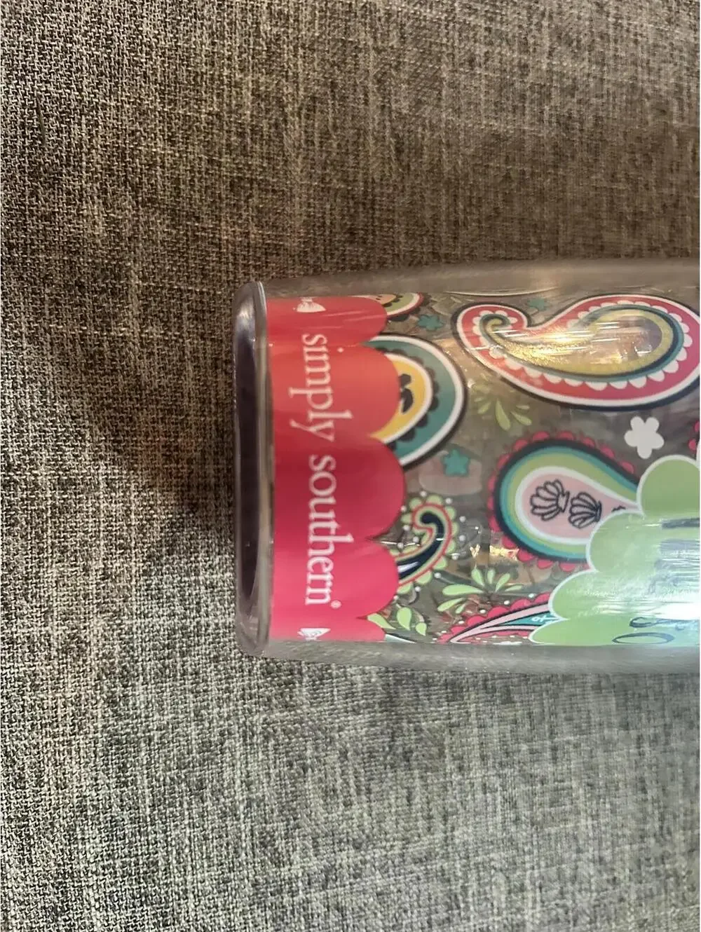 Tervis Tumbler x Simply Southern Hope Anchors The Soul Paisley 16oz Pink Lid